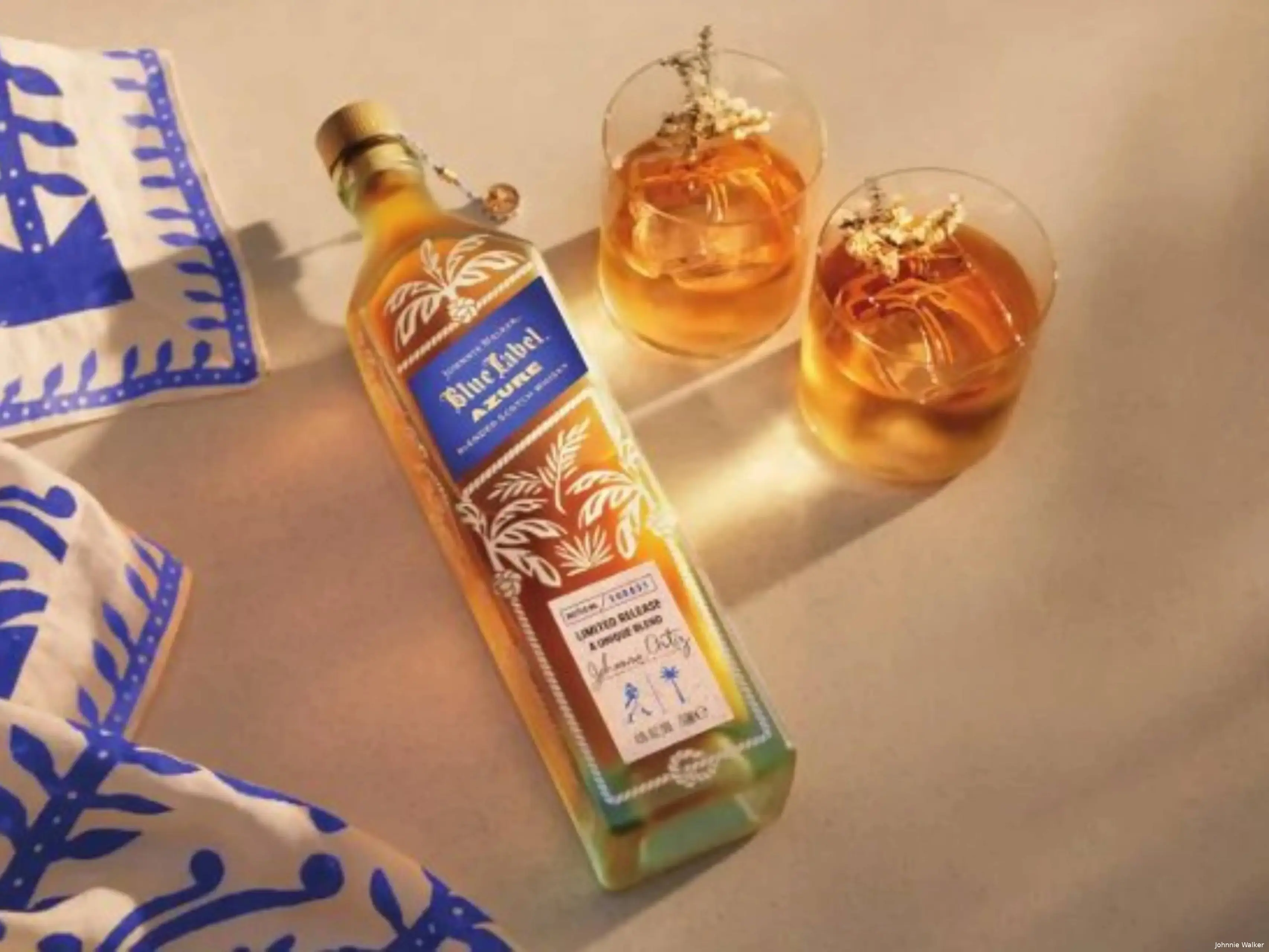 Introducing Johnnie Walker Blue Label Azure an exclusive summer whisky